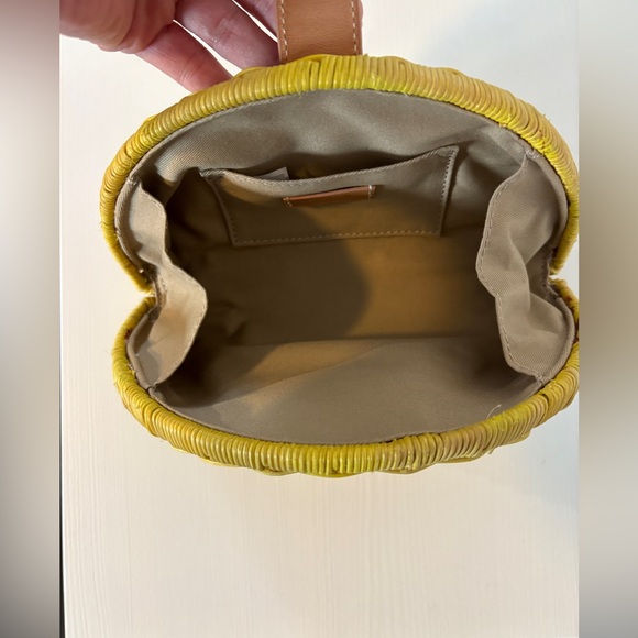 J. Crew ratan basket weave clutch - Picture 3 of 4